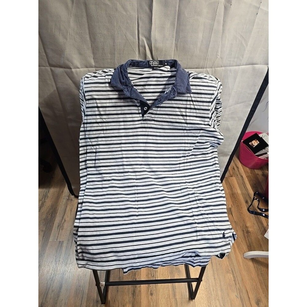 Polo by Ralph Lauren Polo Shirt Men’s Size XL Striped Short Sleeve 100% Cotton